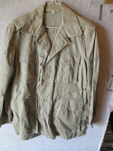 送料無料中古USミリタリーシャツ３７６３（３８L）ベトナム戦争USA