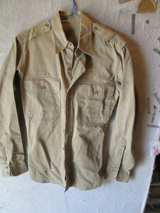 送料無料中古USミリタリーシャツ３７６４（S位）ベトナム戦争USA