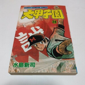  вода остров новый . большой Koshien 24 шт ( первая версия книга@) Shonen Champion комиксы Akita книжный магазин в это время товар хранение товар 