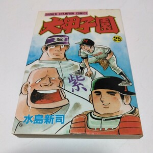  вода остров новый . большой Koshien 25 шт ( первая версия книга@) Shonen Champion комиксы Akita книжный магазин в это время товар хранение товар 