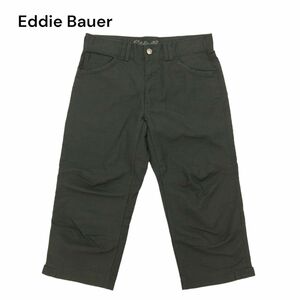 Eddie Bauer エディーバウアー 春夏 COOLMAX★ 格子柄 ストレッチ クロップド パンツ Sz.31　メンズ グレー アウトドア　C4B01920_4#P