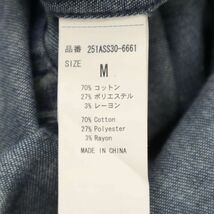 AZUL by MOUSSY アズール マウジー 通年 長袖 ヤシ柄 総柄 ワーク シャツ Sz.M　メンズ　C4T04051_4#C_画像6