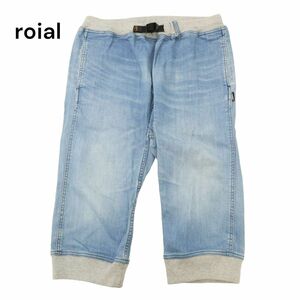 Rokx × Roial ロックス × ロイアル 加工★ ストレッチ クロップド クライミング デニム パンツ ジーンズ Sz.M　メンズ　C4B02006_5#P