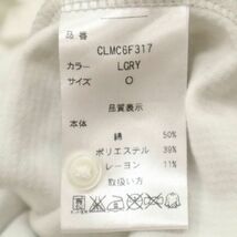 CLUNK クランク 長袖 【カモフラ 迷彩】 ロゴ刺繍★ ストレッチ ハーフジップ ポロシャツ Sz.O　メンズ ゴルフ 大きいサイズ　C4T04322_5#C_画像7