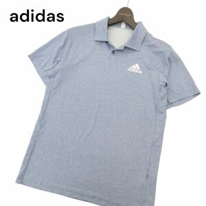 adidas Adidas весна лето HEAT RDY короткий рукав Logo принт * рубашка-поло Sz.M мужской C4T04526_5#D