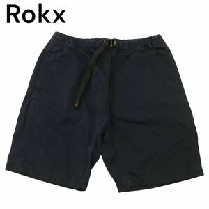 Rokx ロックス 春夏 クライミング ハーフ ショート パンツ Sz.L　メンズ ネイビー　C4B02178_5#P