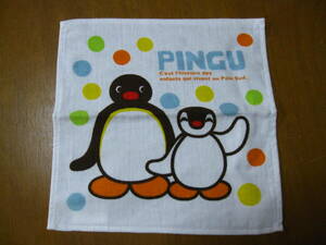  new goods hand towel Pingu penguin dot pattern . pattern polka dot cheap child man and woman use handkerchie cotton not for sale Sumitomo PINGU pretty interior spring summer 