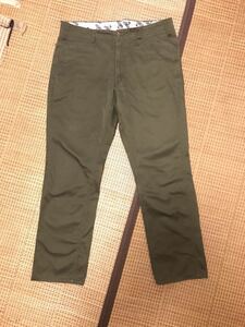 [ prompt decision equipped ] free shipping BEN DAVIS Ben tei screw chinos work pants Army green waist 88.L size corresponding 