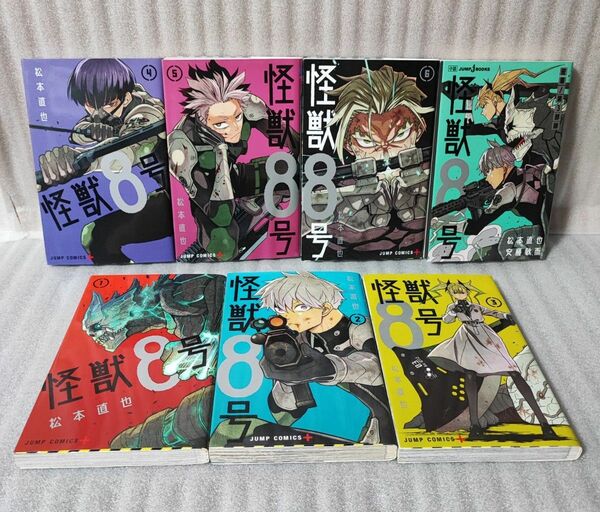 全巻初版☆怪獣8号 1~6巻セット+小説☆松本直也 ☆ジャンプコミックスプラス 集英社