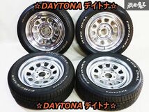 新品!! ●DAYTONA デイトナ 16インチ 8.5J ＋25 5H PCD114.3 ホイール 2017年 205/60R16 タイヤ 4本セット ノア ヴォクシー プリウスα_画像1