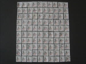 日本切手　使用済　満月印　100枚　　　