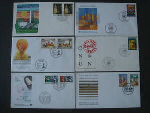  UN stamp FDC 6 sheets 