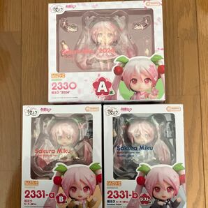 ねんどろいど 桜ミク グッスマくじ グッドスマイルカンパニー　A賞　B賞　ラスト賞　