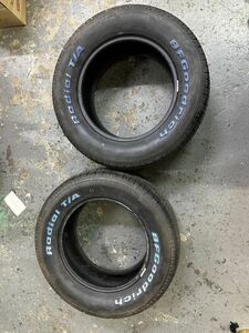 バリ山！ほぼ新品！BFグッドリッチ　ラジアルT/A ホワイトレター235/60R15