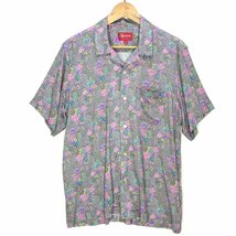 [103-1184] Supreme/シュプリーム/19SS/Mini Floral Rayon S/S Shirt/ミニフローラルレーヨンアロハ半袖 シャツ/サイズM_画像1