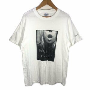 [106-1255] SONIC YOUTH/WAR IS BOGUS!/ short sleeves band T-shirt / white / size M