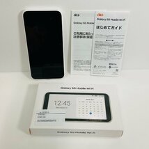 【140-1288u】●1円スタート● 現状品 SAMSUNG サムスン Galaxy ギャラクシー 5G Mobile Wi-Fi SCR01 ホワイト_画像1