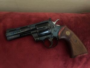 タナカ　コルトパイソン357マグナム4インチ　ブルーイングです。　シティーハンター　冴羽リョウの銃です。　