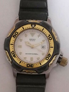 seiko セイコー　7n85-0029　ダイバー　レディース腕時計 稼働品 