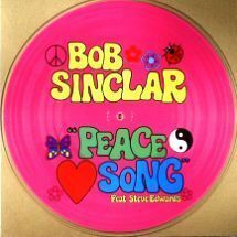 ★デッドストック即決★限定ピクチャー盤Bob Sinclar Feat Steve Edwards / Peace Song