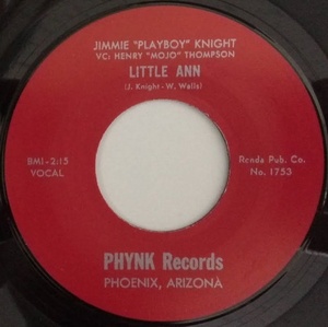 ★新品即決★50's-60'sリプロ再発盤 Jimmie “Playboy” Knight [Phynk]