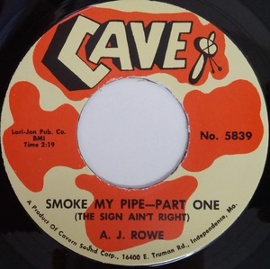 ★新品即決★50's-60'sリプロ再発盤 Aj Rowe [Cave?]