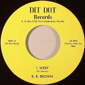 ★新品即決★50's-60'sリプロ再発盤 B.B. Brown [Dit Dot]