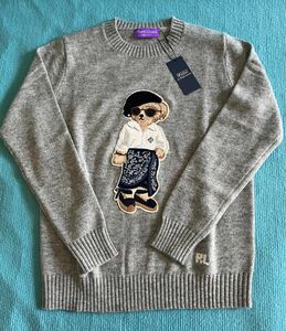 ポロ ラルフローレン Polo Bear インターシャ ニットサイズM