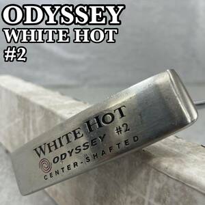 ODYSSEY　オデッセイ　WHITE　HOT　♯2 ホワイトホット　PT　パター　メンズゴルフ　ピン　センターネック　84㎝　33インチ　右利き用