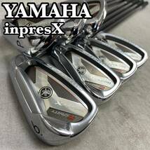 YAMAHA ヤマハ inpresX インプレスX Z CAVITY ゼットキャビティ メンズゴルフ アイアン7本セット カーボン R 右利き 初心者 男性 デビュー_画像1