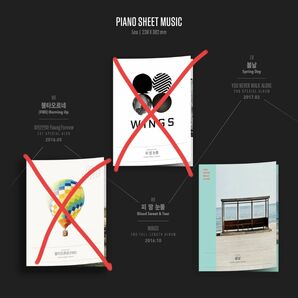 BTS Piano Sheet Music ＜BTS ANTHOLOGY 2＞ *only Spring Day