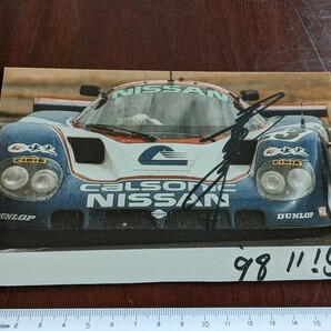 星野 一義 直筆サイン入り写真 Calsonic Nissan Les Mansの画像1