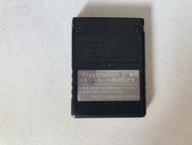 24-MC-31　プレイステーション2　メモリーカード　純正　ブラック　データクリア端子研摩動作品_画像3