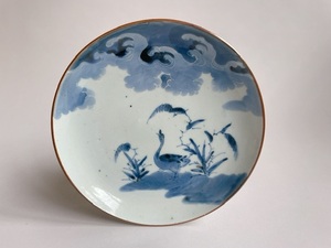  old Imari .. map medium-sized dish ( Edo era )