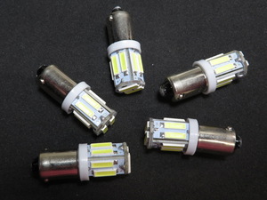 LED BA9s 10個入り 10SMD 7014 白