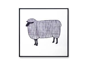 Art hand Auction MELROSE Animal Art Print 82164 Art Poster Sheep Directly Imported from the USA Painting Living Room Miscellaneous Wall Hanging Animal Display Decoration, Printed materials, Poster, others