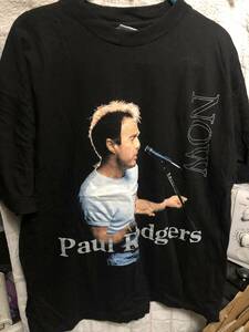 [ концерт товары ][ футболка ] Paul Rodgers European Tour 1997 [ неношеный ]