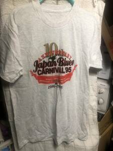 【コンサートグッズ】【Tシャツ】　10th ANNIVERSARY Japan Blues Carnival'95【未着用】