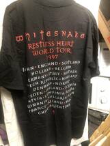 【コンサートグッズ】【Tシャツ】　Whitesnake RESTLESS HEART WORLD TOUR 1997【未着用】_画像2