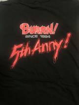 【HEAVY METAL】【Tシャツ】　BURRN! SINCE 1984 5th Anny! 長袖【未着用】_画像4