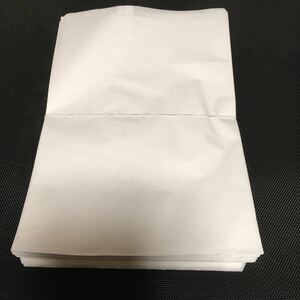 新品 紙袋　封筒　白　無地　ラッピング　100枚　1枚10円！