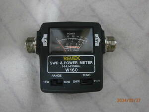 REVEX 144/430MHz...SWR&POWER total W160