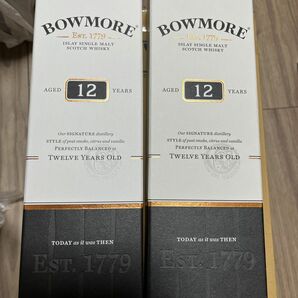 BOWMORE(ボウモア) シングルモルト ウイスキーボウモア 12年 [イギリス 700ml お酒 ギフトBOX入り]2本セット