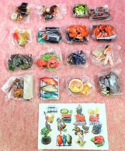 送510円～ フルコンプ! 海洋堂「沖縄物産展」彩色済 フィギュア シークレット含む 16種 まとめて セット　ミニチュア 食玩 サッポロビール