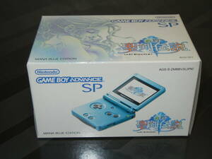  ultimate beautiful goods Nintendo Game Boy Advance SP new approximately Seiken Densetsu mana blue edition MANA BLUE EDITION accessory one part unopened 