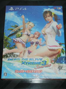 新品未開封　PS4　 DEAD OR ALIVE Xtreme 3 Scarlet 　コレクターズエディション