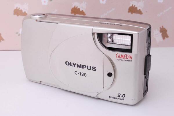昭和レトロ★OLYMPUS オリンパス CAMEDIA C-120★オールドコンパクトデジタルカメラ