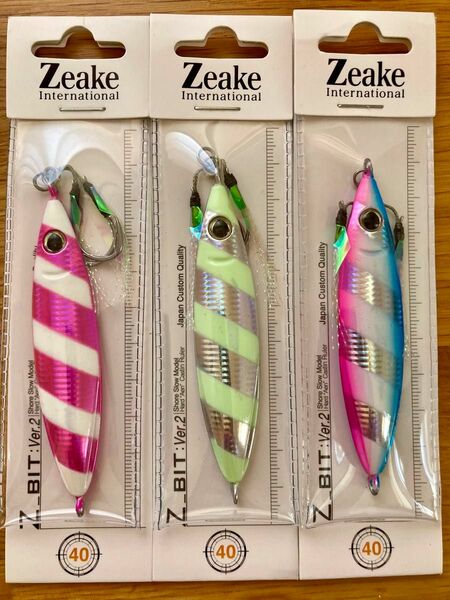 [週末値下げ]Zeake ジーク Zビット:Ver2 40g 新品3色セット