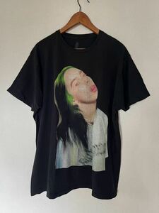 BILLIE EILISH ビリーアイリッシュ オフィシャルTシャツ XLサイズ ブラック ジャスティンビーバー NIRVANA バンドT..