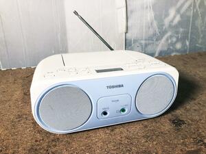 * used *TOSHIBA/ Toshiba CD radio white CD player audio equipment [TY-C150]DESB